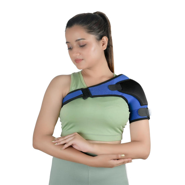 SPANCARE PHARMACEUTICALS Cuff Brace for Shoulder Pain Relief Neoprene Shoulder Support Brace for Men and Women for dislocated (Universal : 30""-41"") spancare