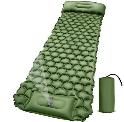 Air Mattress with Built-in Foot Pump Portable Camping Bed