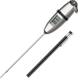Instant Read Meat Thermometer Digital Cooking Food Thermometer with Super Long Probe for  Grill Candy Kitchen BBQ Smoker Oven Oil Milk Yogurt Temperature spancare