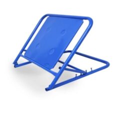 Powder coated Iron Meditation Chairs/Yoga Chairs with Back Support Sheet (Red, 19 x 17 x 3 Inches) spancare