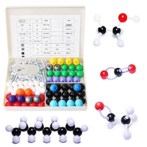 Chemistry Molecular Model Kit, Student or Teacher Set for Organic and Inorganic Chemistry Learning, Motivate Enthusiasm for Learning and Raising Space Imagination (240 Pack) spancare