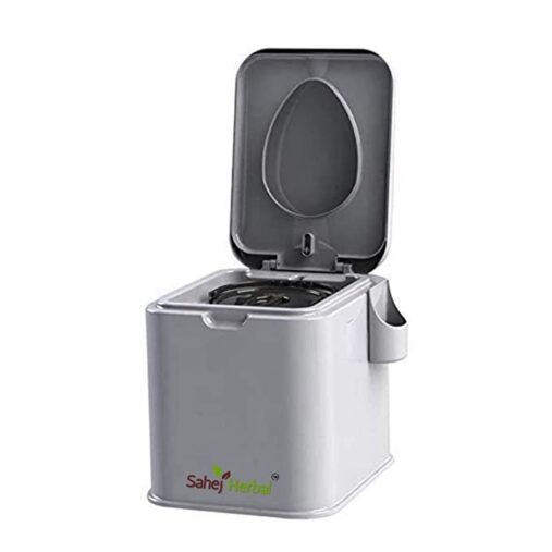 Portable Chair Commode for Patients Home & Travel Use
