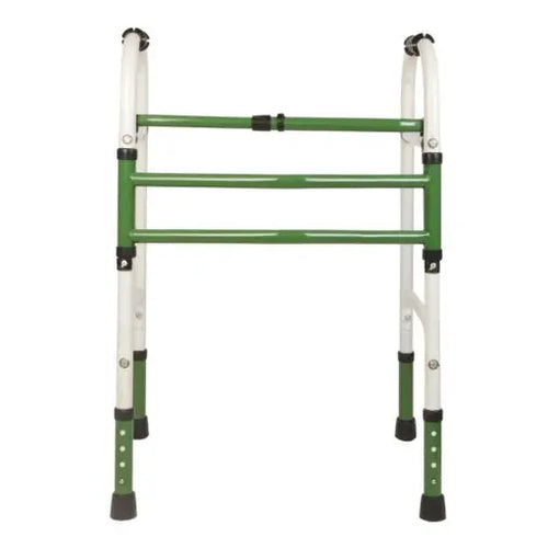 Portable Light Weight Height Adjustable Foldable Walker for Men Women Adults Patients & Old age People Made in India(Multicolor)