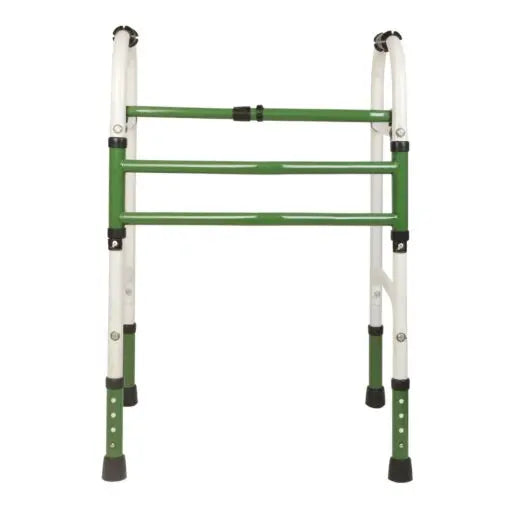 Portable Light Weight Height Adjustable Foldable Walker for Men Women Adults Patients & Old age People Made in India(Multicolor) spancare