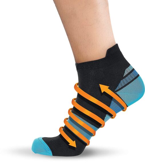 Compression Sports Socks for Running & Heel Pain Relief