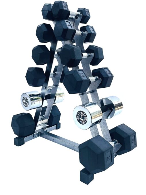 6 pairs dumbbell rack for home gym fitness ( dumbbell is not included ) spancare