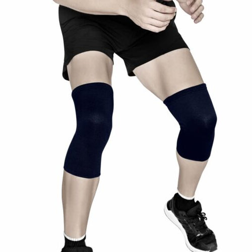 Knee Support Cap for Pain Relief – Mild Compression Knee Brace (Black)