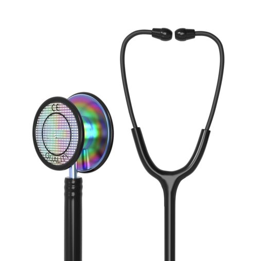 Premium Gold plated Rainbow Stethoscope for Doctors & Students (Dual head) spancare