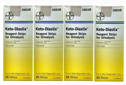 Keto-Diastix Reagent Strips for Urinalysis, 50 Each (Pack of 4) spancare