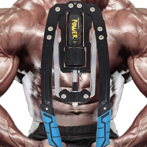 Adjustable Hydraulic Power Twister Arm Exerciser 22-440lbs Home Chest Expander Muscle Shoulder Training Fitness Equipment Arm Enhanced Exercise Strengthener Grip Bar Abdominal Builder spancare