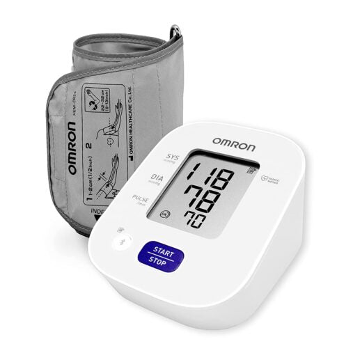 Omron HEM 7142T1 Digital Bluetooth Blood Pressure Monitor with Cuff Wrapping Guide & Intellisense Technology For Most Accurate Measurement spancare