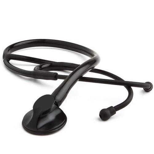 Premium Black Matte Stethoscope for Doctors & Students (Single Head) spancare