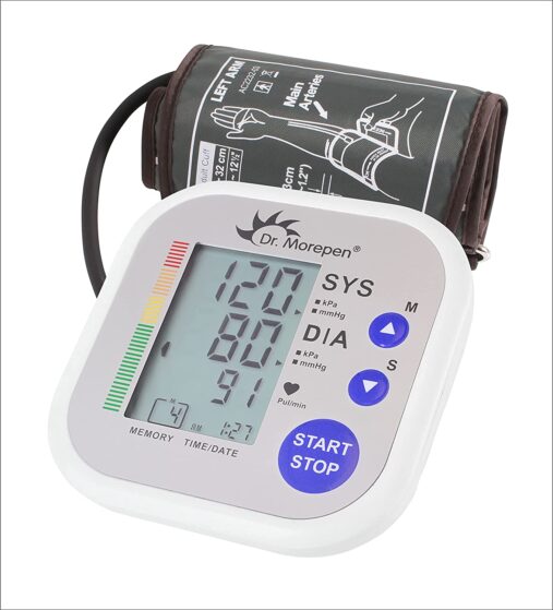 Dr. Morepen Bp02 Automatic Blood Pressure Monitor (White) spancare