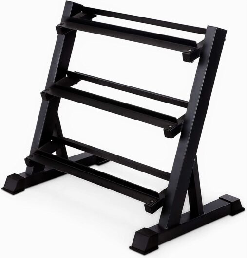 Home Workout Gym Dumbbell Heavy Weight Rack Storage Stand For Home Gym spancare