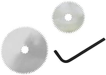 Plaster Cutter Blade with Plaster Cutter Key and Blade (Set of 2) 2 Small Blade 2 Large Large 2 Key (Stainless Steel) spancare