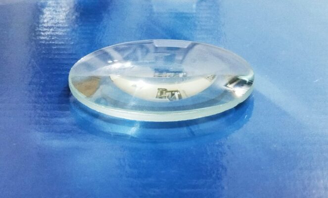 set of 75mm convex and concave lenses,20cm focal length spancare