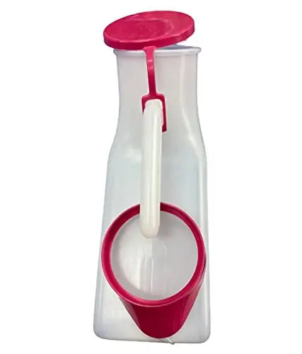 Urine Pot 1000 ml Male and female Urine Collector for bed Patient Premium quality (Pack of 2)
