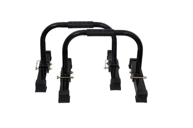 Folding Fitness Parallettes Push Up Bar Stand Stand Metal for Gym and Home Exercise spancare