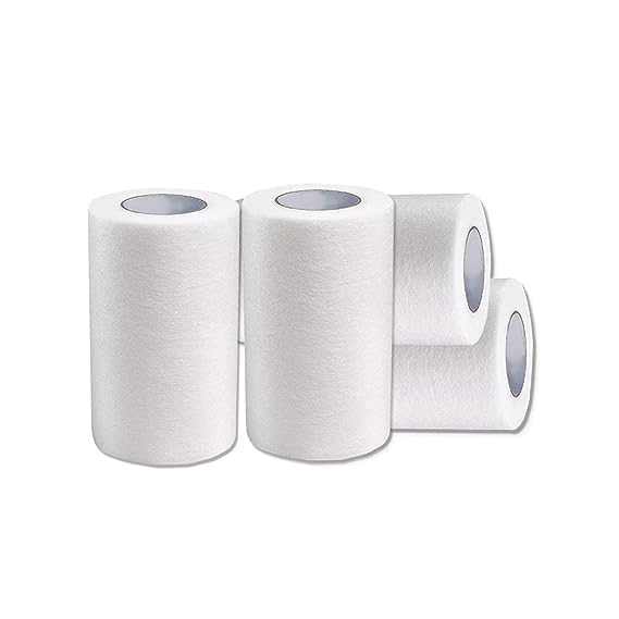 SPANCARE PHARMACEUTICALS Tape - 3 Inch: Secure, Hypoallergenic Adhesive Tape for Wound Dressing, Medical Use, and Post-Surgery Care Pack of 4 spancare
