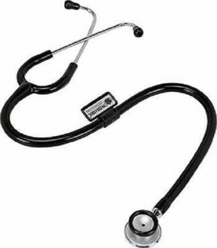 Spancare Stethoscope Pediatric Black (Pack of 1) with Aluminium Alloy Anodized spancare