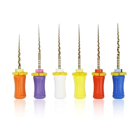 SPANCARE PHARMACEUTICALS Hand File, 21mm, SX-F3 Assortment, Gold, 6-Pack spancare