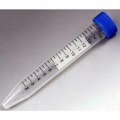 Spancare 15ml Graduated Centrifuge Tube, (25 Pcs) Polypropylene/High Density Polyethyl spancare