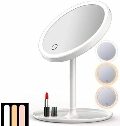 span Makeup Mirror with led Light USB Charge spancare
