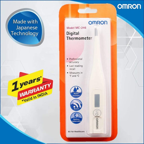 Automatic Upper Arm Blood Pressure Monitor and Digital Thermometer Combo