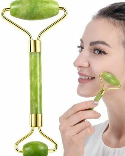 span 1PC Smooth Natural Jade Roller Massage Tool Facial Massager Beauty Tool for Face spancare
