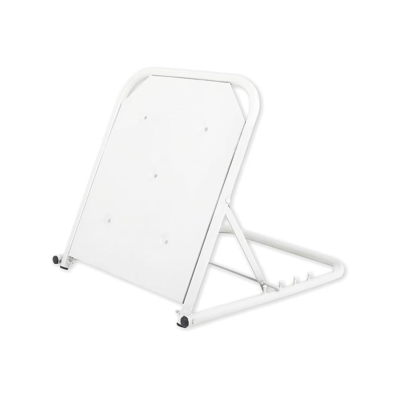 SPANCARE PHARMACEUTICALS Adjuastable Hospital Metal Back Rest, Ideal use 4 Changeable Recline Angles, Foldable & Portable Small-Metal Size spancare