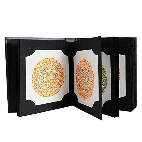 ishihara Test Chart Book with 38 Plates Multicolor