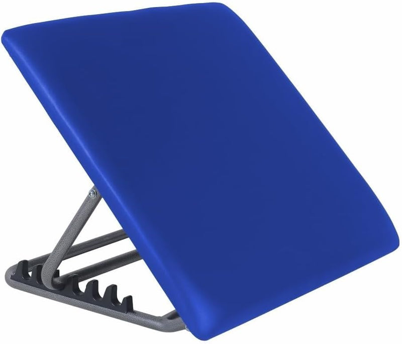 Bed Backrest for Back Pain Relief - Ideal for Use On Bed, Work from Home, Patients at Home with Neck and Spinal Injury, Back Support | 6 Levels Adjustable (Standard - Blue) spancare