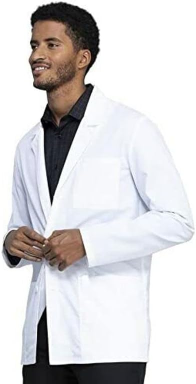 Spancare Doctor's Coat White Colored Unisex Made of Cozy and Durable Fabric. spancare