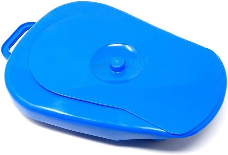 Polypropylene Bed Pan with Lid Unisex