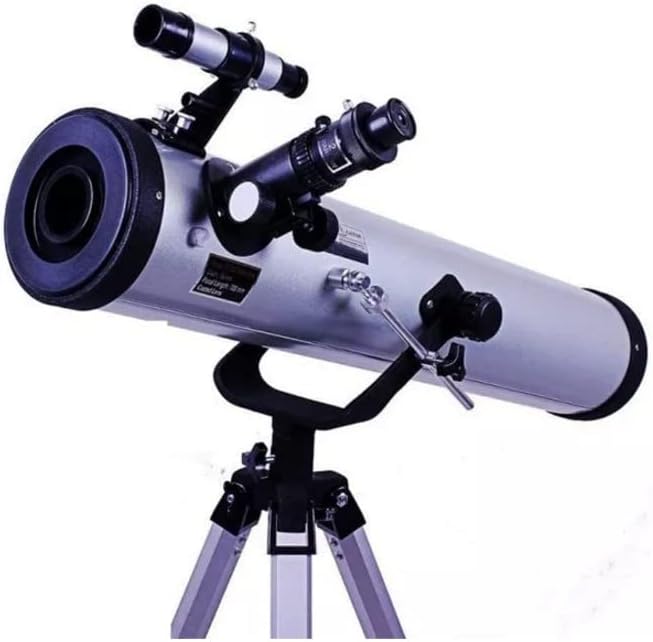 SPANCARE PHARMACEUTICALS 76az Telescope Upto 350x Zoom, with Barlow and Moon Filter for Astronomy. Bands of Jupiter,Rings of Saturn,Phases of Venus,and Some nebulas are Visible spancare