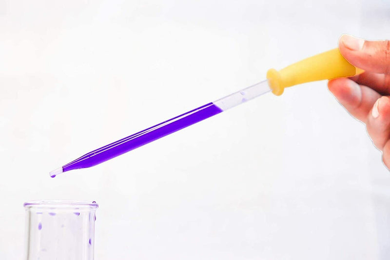 Spancare Glass Dropper 25 cm Long for Laboratory use Large(Pack of 6) with Powerful spancare