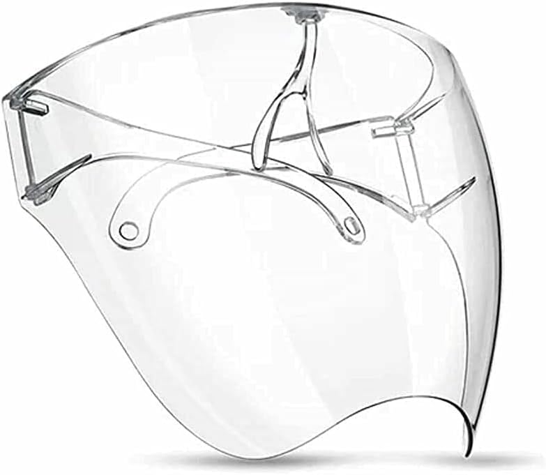 Span Glasses Full Face Covering, Protective Face Shield and Reusable Goggle Shield, spancare