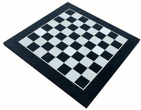 Tournament Chess Board, Genuine Leather Roll-up Set12 x 12" inch spancare