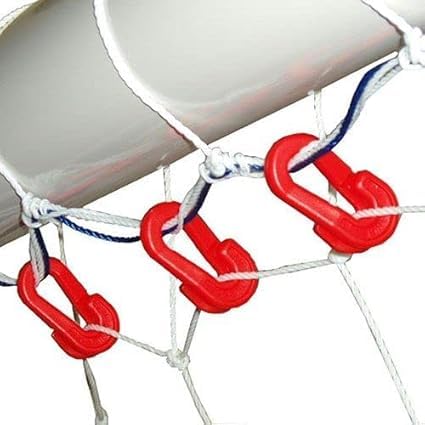 SPANCARE PHARMACEUTICALS Soccer Goal Net Clips, Pack of 80 Pcs Soccer Goal Accessory (Red) spancare
