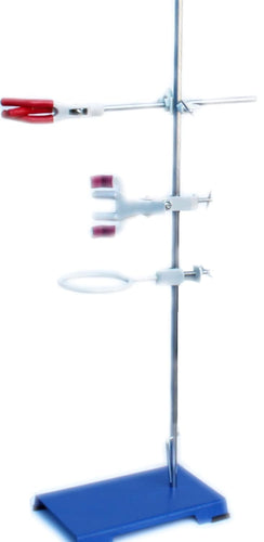 SPANCARE PHARMACEUTICALS Retort Stand for Laboratory Heavy Base, Bosshead,Burette Clamp,Retort Ring for Scientific Experiments in lab