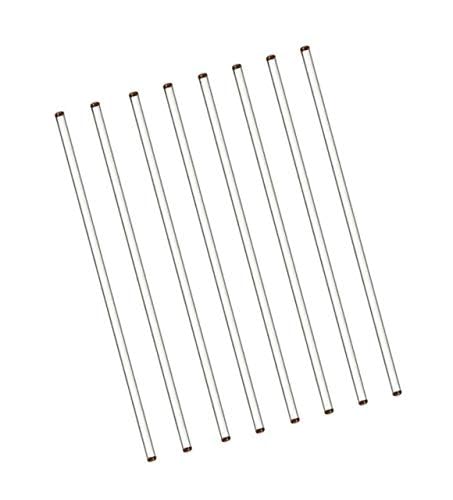 SPANCARE PHARMACEUTICALS_Glass Stirring Rod Used for Chemistry lab 150mmx6mm Long,Laboratory Stirrer for Mixing Chemicals (Set of 12) spancare