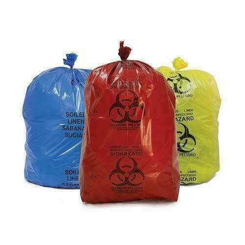 Spancare Bio-Medical Waste Bag with Low Density (Pack of 30) in red, Blue, Yellow Color spancare