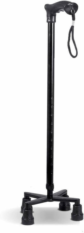 Spancare L Type Walking Stick - Black spancare