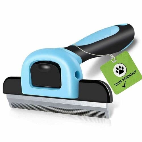 Spancare"Pet Grooming Brush Deshedding Tool with no Irritation Short - Medium - Long spancare
