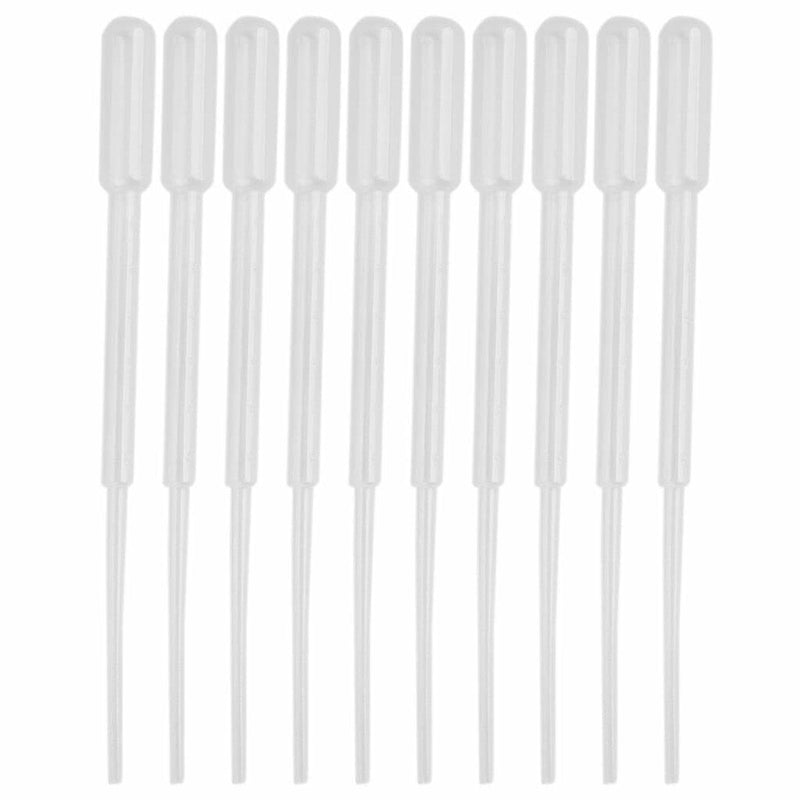 Spancare 3ml Transfer Graduated Pipettes Graduated 0.5ml Plastic Dropper,(Pack of 50) Ink spancare