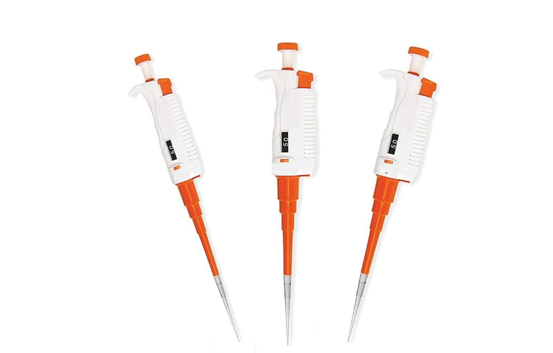 SPANCARE PHARMACEUTICALS Set of 3 Micropipette Variable Volume 0.5-10 ul,10-100 ul,100-1000 ul Total 3 No Combo spancare