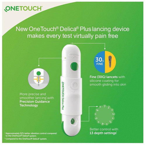 OneTouch Verio Flex Blood Glucose Monitor Combo Pack with 100 Strips