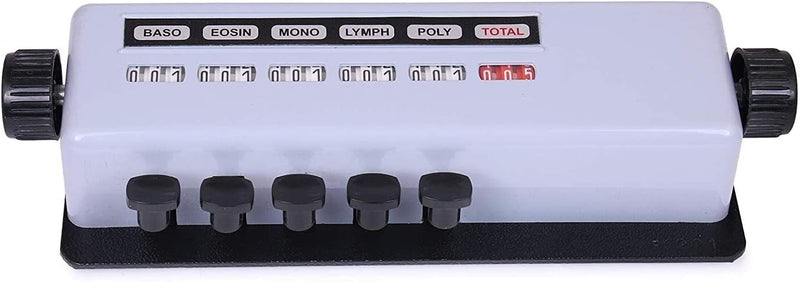 Spancare Blood Cell Counter 5 Keys Use All Microscope (Silver) spancare