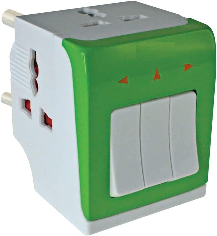 Spancare Travel Adapter 3-in-1 Universal Multi-Plug with Individual Switch spancare