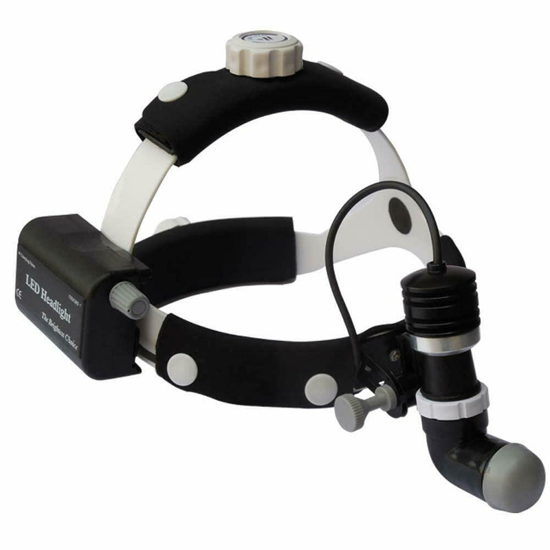 Spancare Portable LED Surgical Headlight for ENT, White & Black, ‎12x12x8 cm spancare